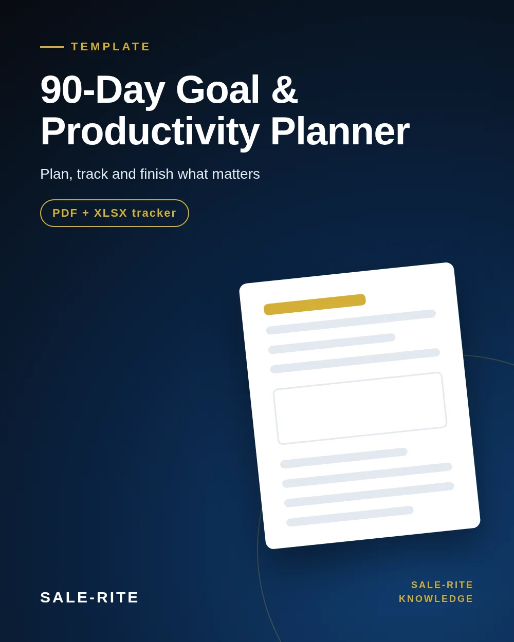 90-Day Goal & Productivity Planner cover