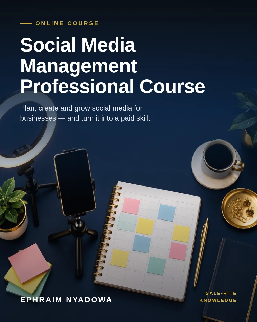 Social Media Management Professional Course cover